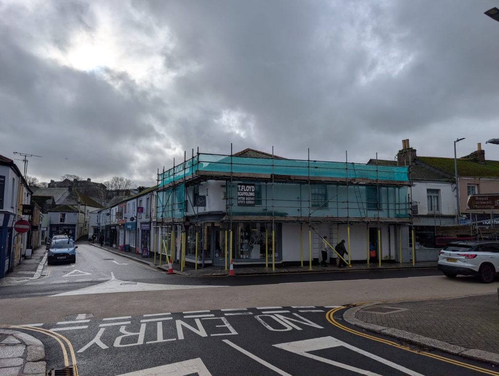 Scaffolding work completed by T Floyd Scaffolding Ltd