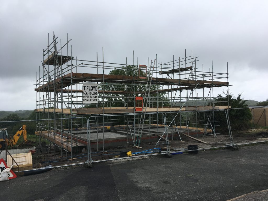 Scaffolding work by T Floyd Scaffolding Ltd