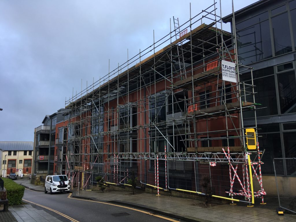 Scaffolding installation by T Floyd Scaffolding Ltd