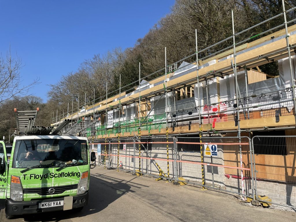 Scaffolding work by T Floyd Scaffolding Ltd