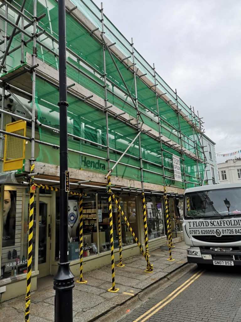 Example of scaffolding work by T Floyd Scaffolding Ltd